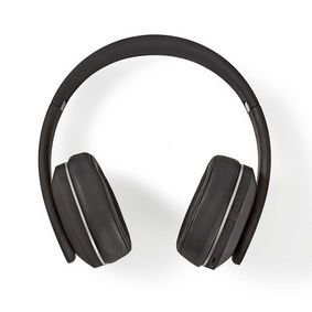 Nedis | Draadloze hoofdtelefoon | Bluetooth | Over-ear | Actieve ruisonderdrukking (ANC) | Zwart