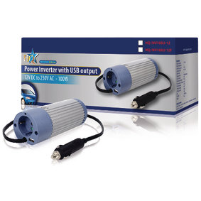 Gemodificeerde Sinus Omvormer 12 VDC - AC 230 V 100 W F (CEE 7/3) / USB