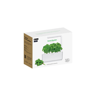 Click & Grow Smart Garden 3 Wit (Incl 3 basilicum plantjes)