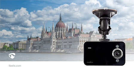 Dashcam | 720p@30fps | 3.0 MPixel | 2.4 " | LCD | Bewegingsdetectie | Zwart
