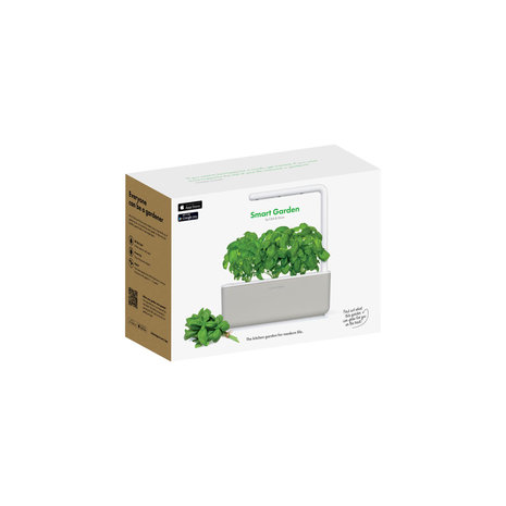 Click & Grow Smart Garden 3 Beige (Incl 3 basilicum plantjes)