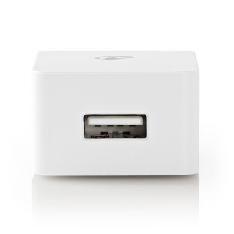 Nedis | Poweradapter | Wandoplader | 2,4 A | 1 uitgang | USB-A | Wit