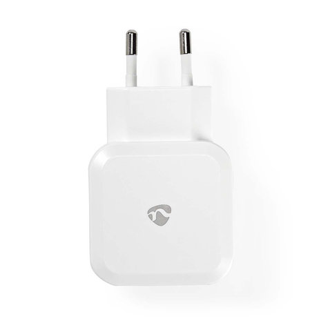 Nedis | Poweradapter | Wandoplader | 4,8 A | 2 uitgangen | USB-A | Wit
