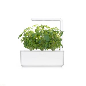 Click & Grow Smart Garden 3 Wit (Incl 3 basilicum plantjes)