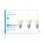 Nedis | WiFi Smart LED-Lamp | Warm Wit | E27 | 3-Pack