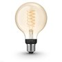 Philips | Slimme Verlichting | Philips Hue Filament globe - warmwit licht, flame - G93/E27
