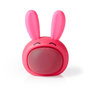 Nedis | Bluetooth®-Speaker Batterij speelduur tot 3 Uur | Handheld Ontwerp | 9 W | Mono | Ingebouwde microfoon | Koppelbaar | Animaticks Robby Rabbit | Roze
