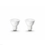 Philips | Slimme Verlichting | Philips Hue - Nightingale wandlamp - White Ambiance - 2-spot RVS